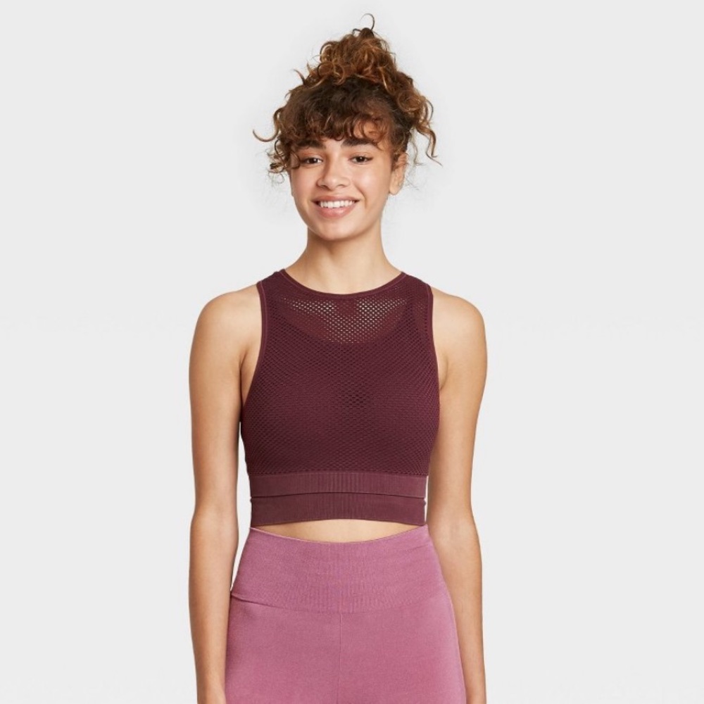JoyLab High Neck Double Layer Sports Bra
